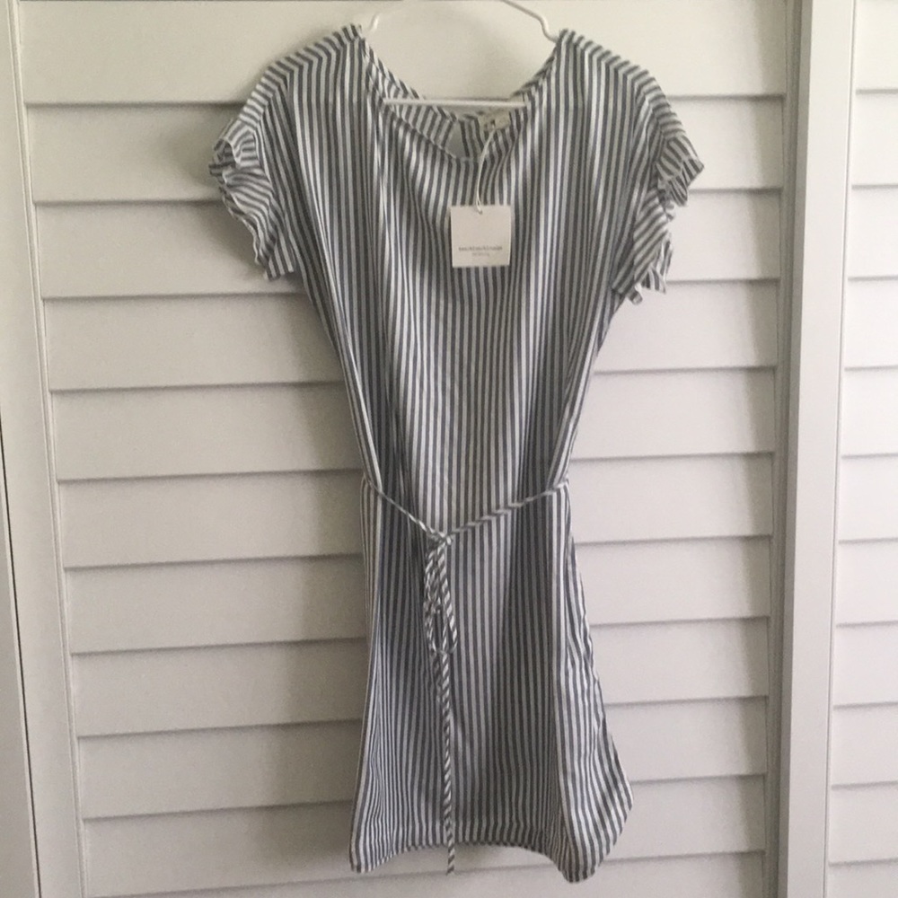 NWT blue and white stripe coverup/dress
